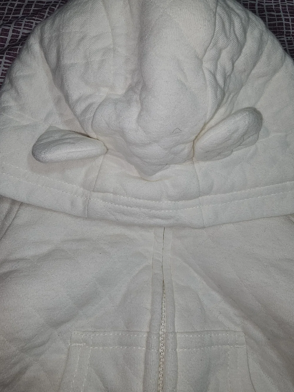 Carter's Cream Sherpa Lined Zip Hoodie with Ear HoodSimple Joys by Carter's Baby